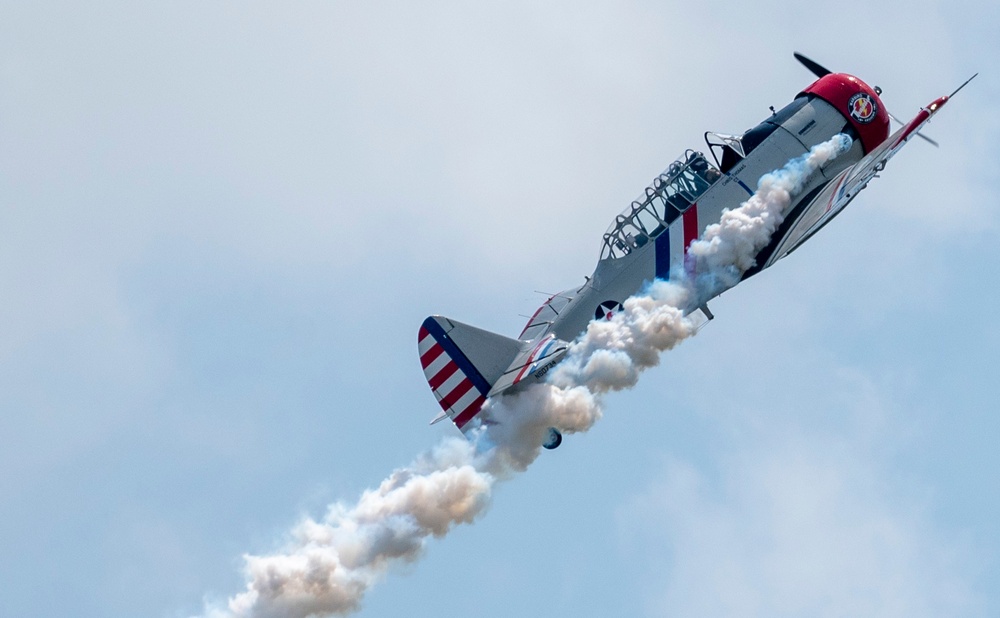 Charleston Airshow 2024 heritage flight demonstration