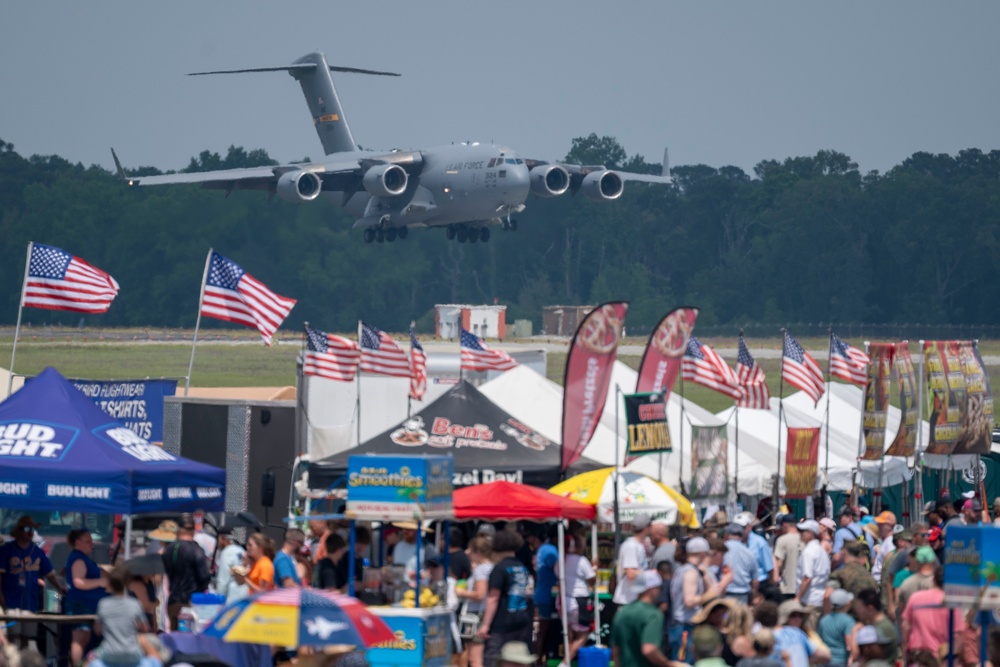 Charleston Airshow 2024 heritage flight demonstration