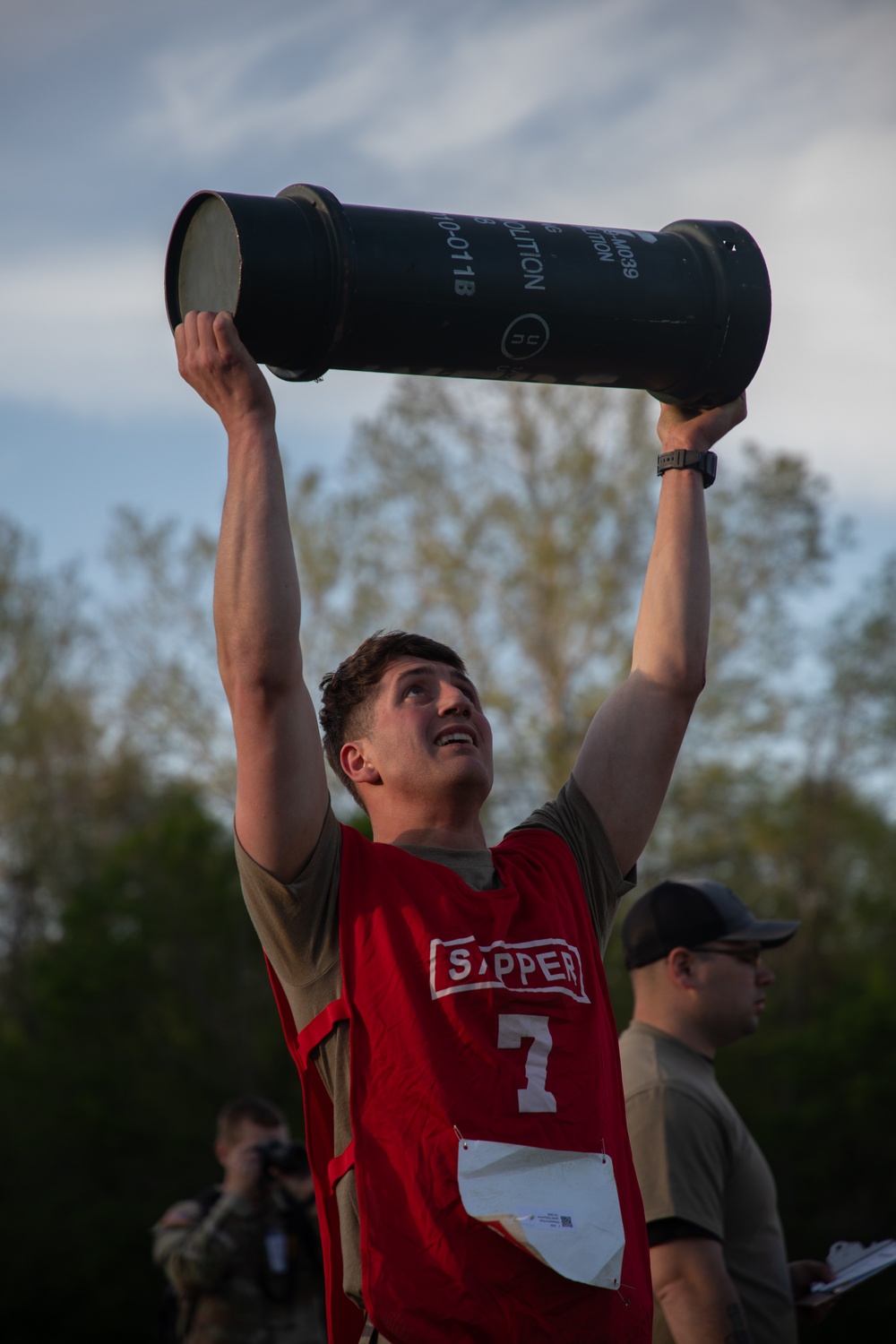 10th Mountain Soldiers compete in the 2024 Best Sapper Non-Standard Physical Fitness Test