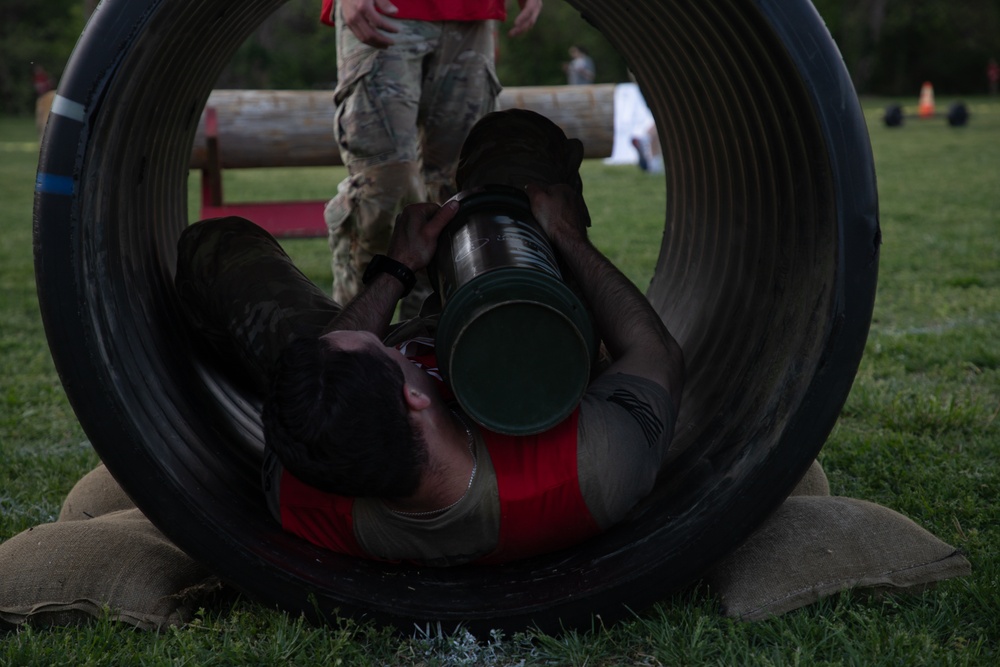 10th Mountain Soldiers compete in the 2024 Best Sapper Non-Standard Physical Fitness Test