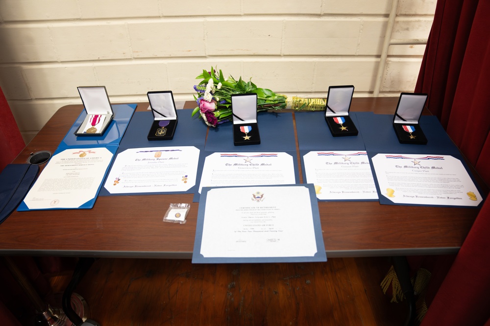 Senior Master Sergeant Kyle G. Platt Honored at his Retirement Ceremony at March Air Reserve Base, CA