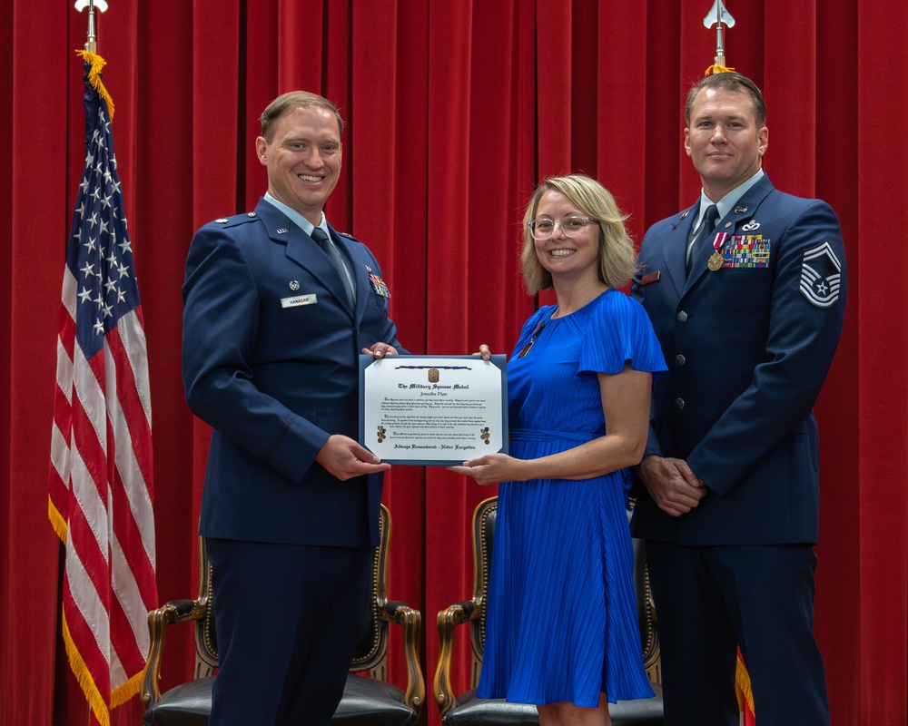 Senior Master Sergeant Kyle G. Platt Honored at his Retirement Ceremony at March Air Reserve Base, CA