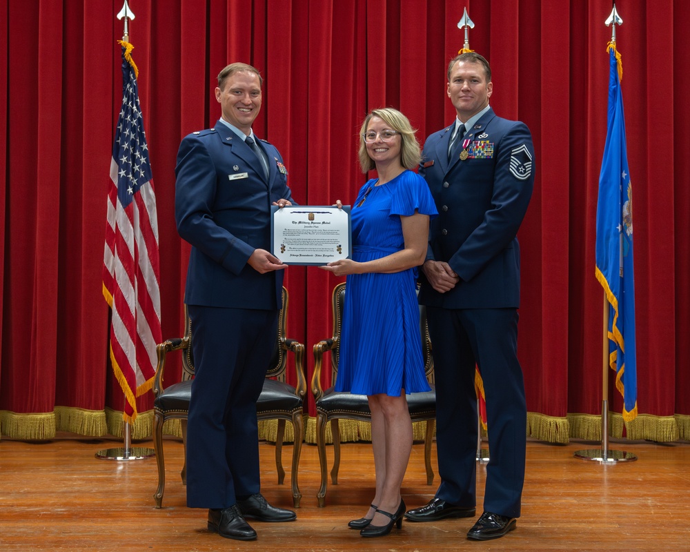 Senior Master Sergeant Kyle G. Platt Honored at his Retirement Ceremony at March Air Reserve Base, CA