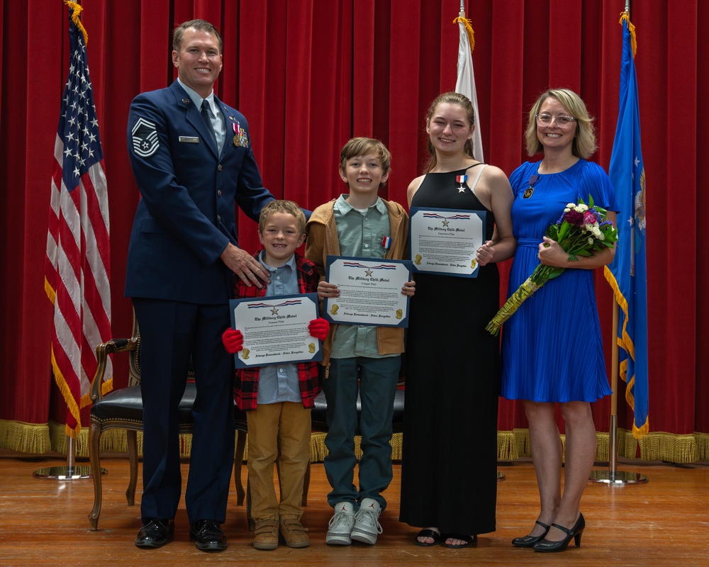 Senior Master Sergeant Kyle G. Platt Honored at his Retirement Ceremony at March Air Reserve Base, CA