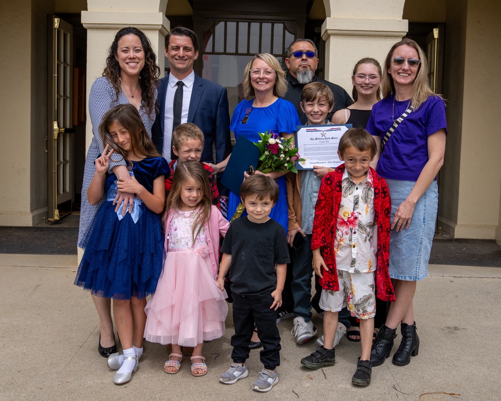 Senior Master Sergeant Kyle G. Platt Honored at his Retirement Ceremony at March Air Reserve Base, CA