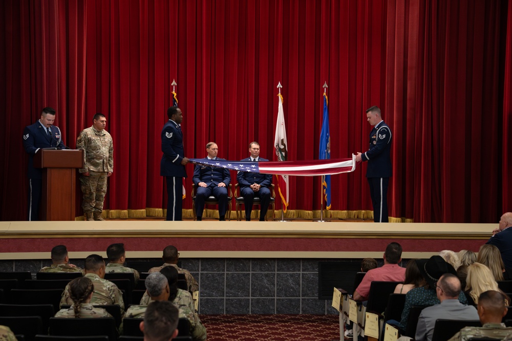 Senior Master Sergeant Kyle G. Platt Honored at his Retirement Ceremony at March Air Reserve Base, CA