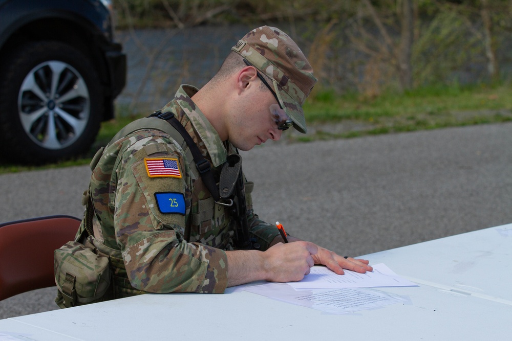 West Virginia National Guard Best Warrior Competition April 19-21, 2024.