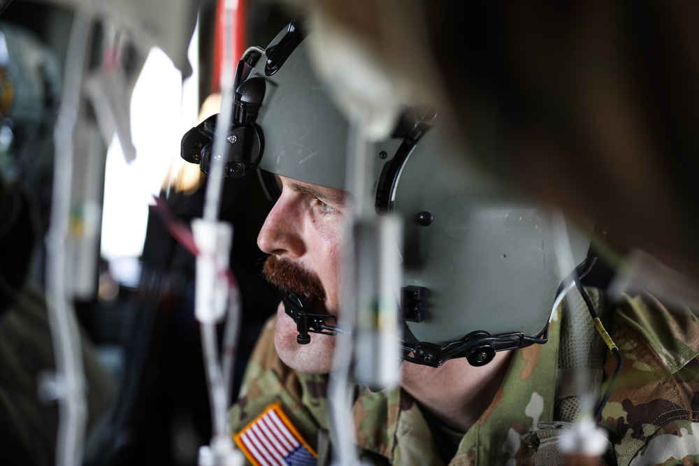 South Carolina National Guard Black Hawk helicopters participate in medical evacuation training with Trident Medical Center Trauma Department