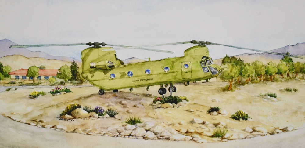 New Chinook display destined for Mustang 22 memorial in Reno, Nev.