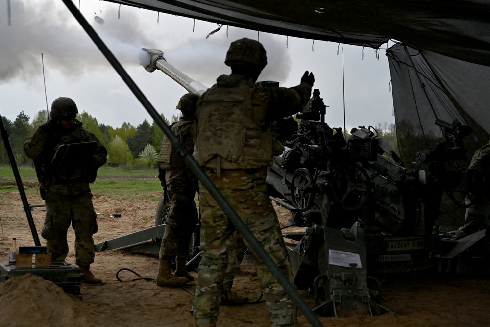 Saber Strike 24: Carnage Battery Artillery Exercise