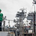 USS Russell (DDG 59) fueling-at-sea with USS Theodore Roosevelt (CVN 71)