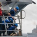 USS Russell (DDG 59) fueling-at-sea with USS Theodore Roosevelt (CVN 71)