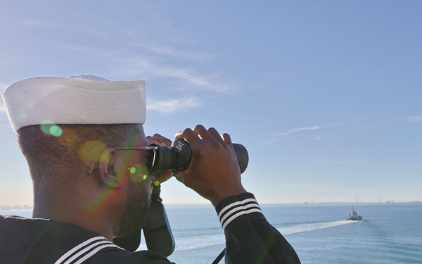 USS Roosevelt (DDG 80) Start of Patrol 6 Sea and Anchor