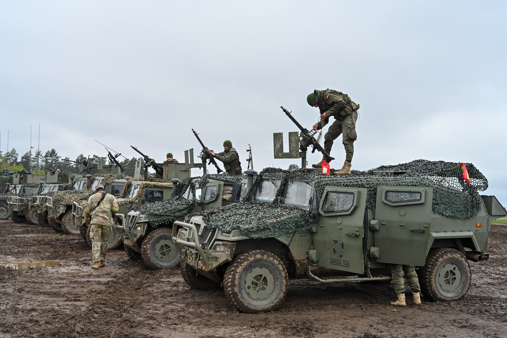Saber Strike 24: Spanish Armed Forces Soldiers prepare for a Joint Live Fire Exercise