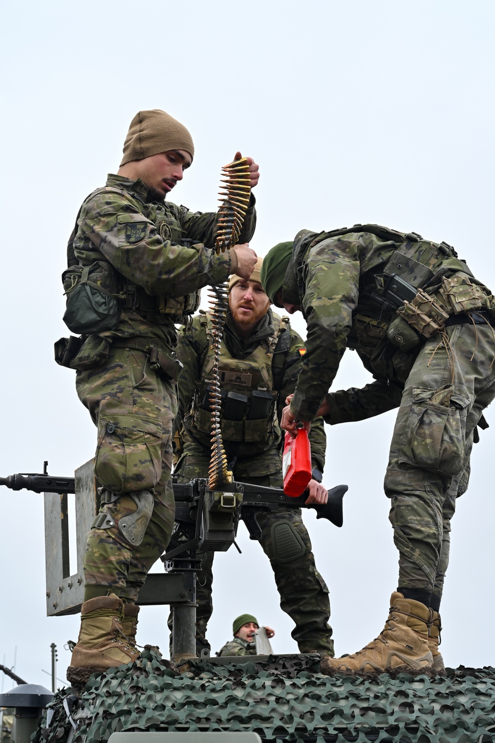 Saber Strike 24: Spanish Armed Forces Soldiers prepare for a Joint Live Fire Exercise