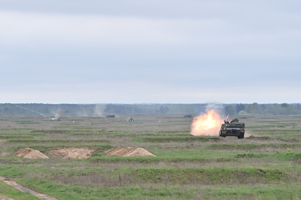 Saber Strike 24: 2-69AR conduct Joint Live Fire Exercise