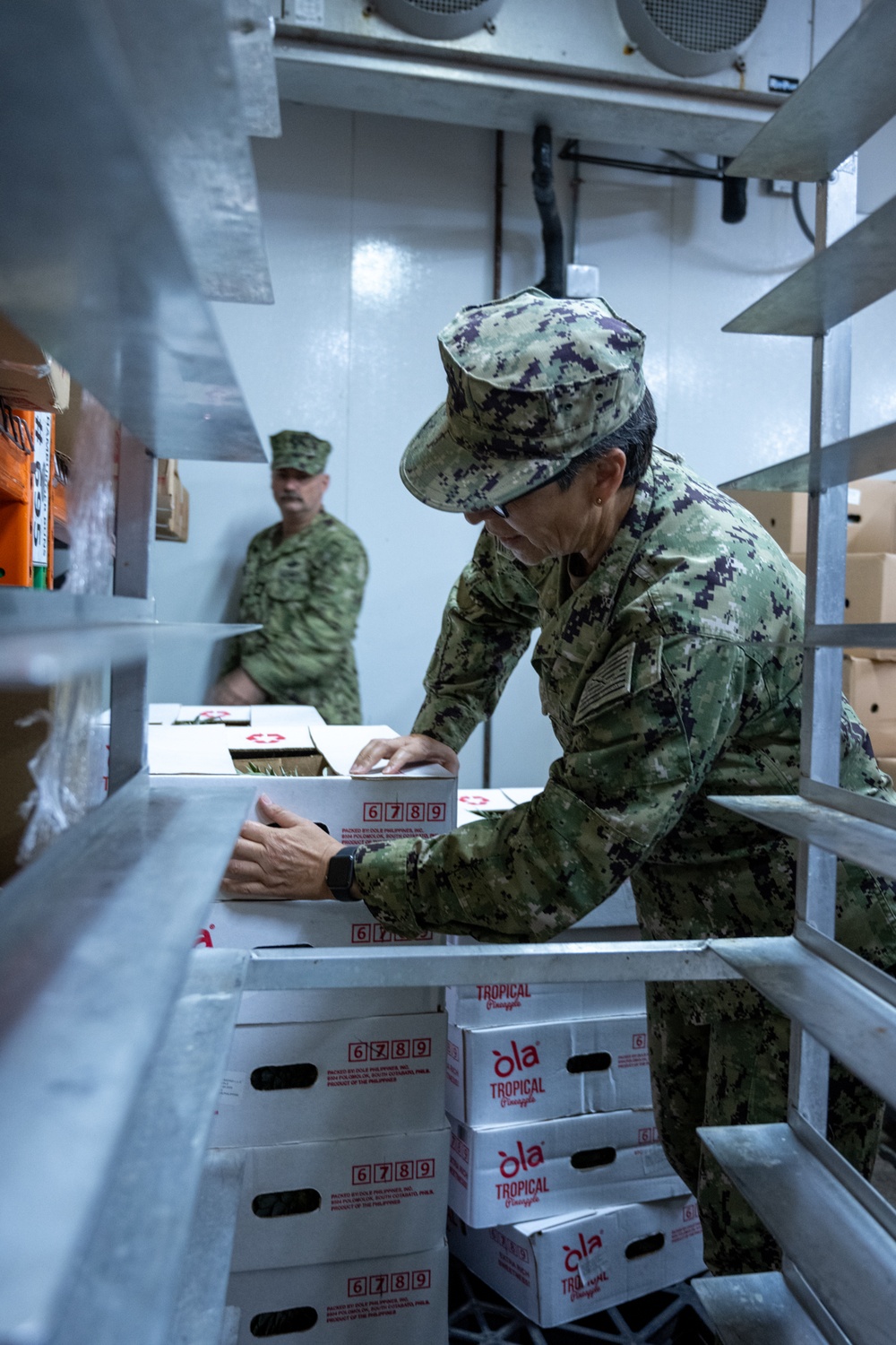 CLDJ Expeditionary Medical Facility Inspects Galley