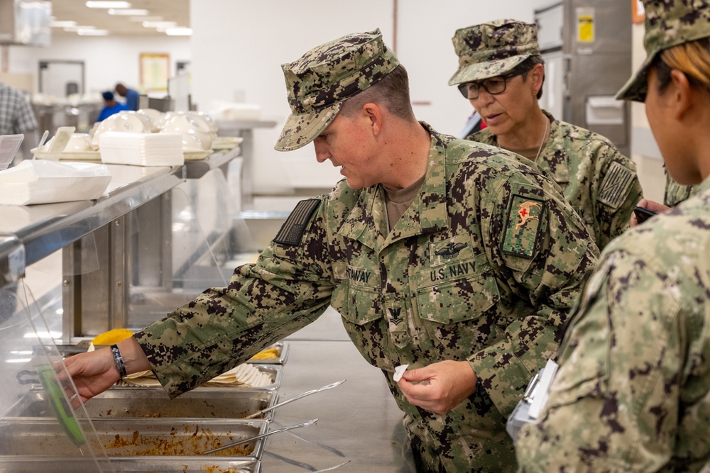 CLDJ Expeditionary Medical Facility Inspects Galley