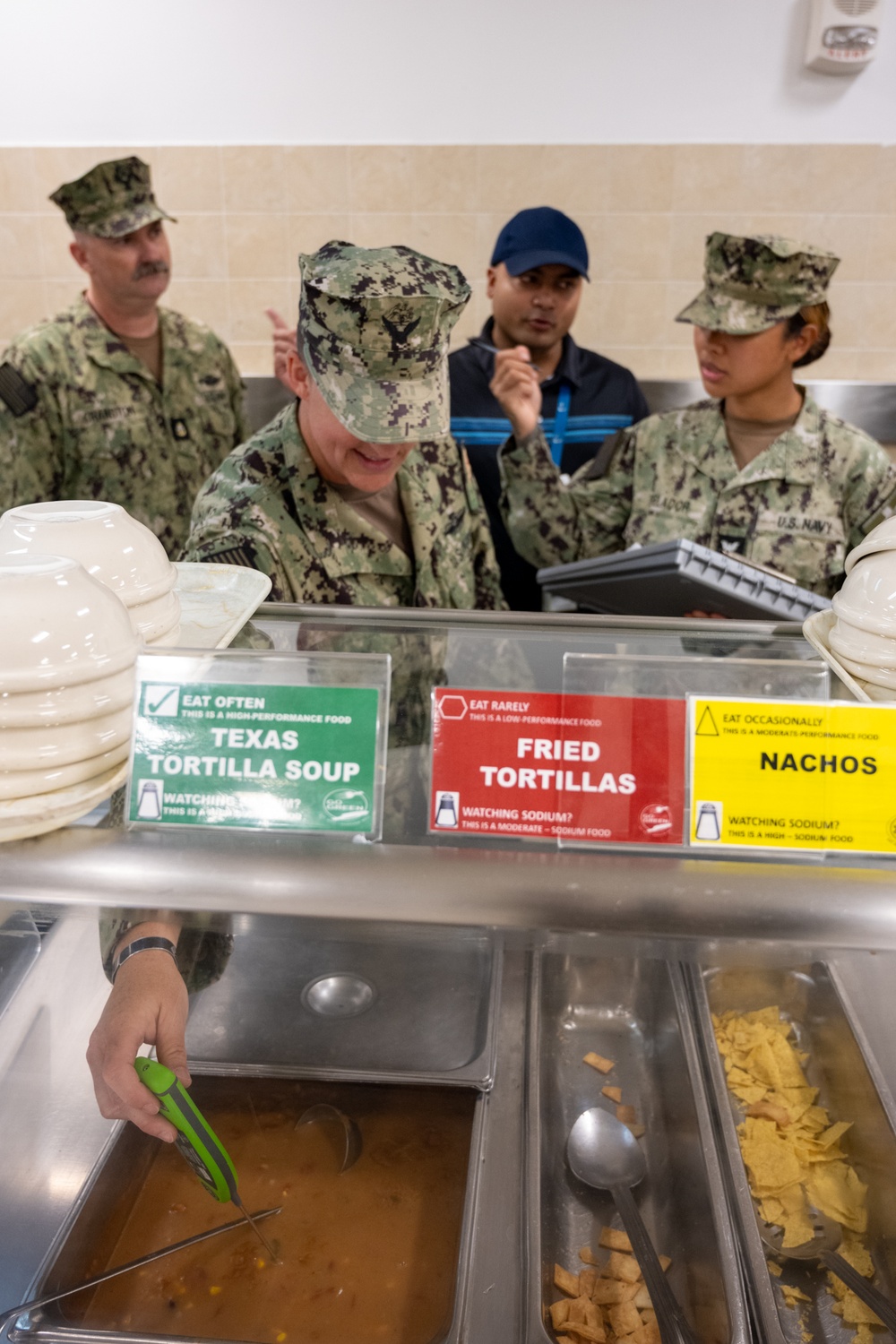 CLDJ Expeditionary Medical Facility Inspects Galley