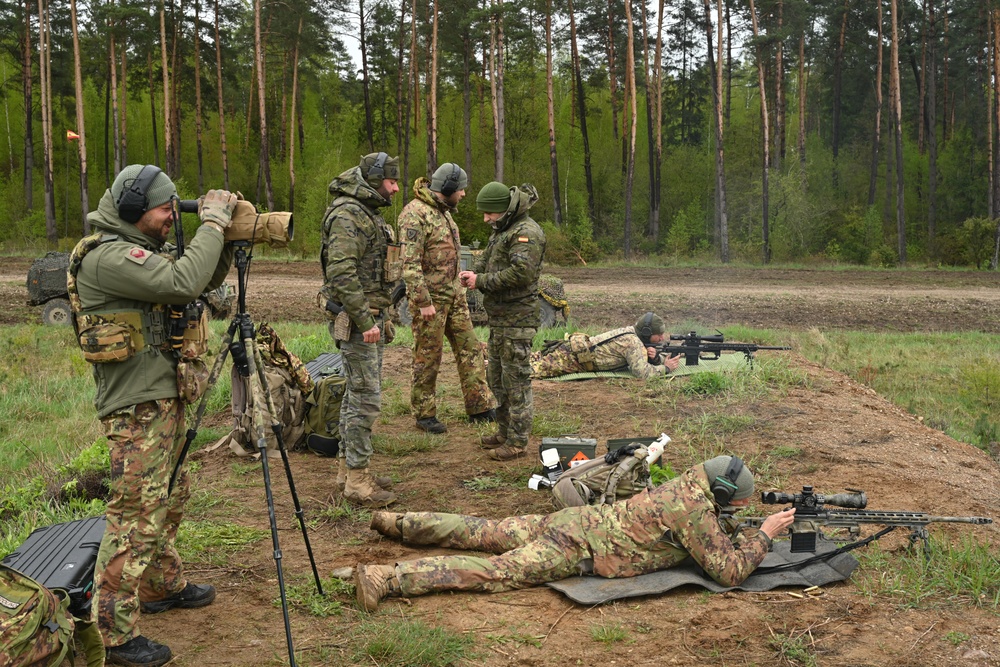 Saber Strike 24: Italian and Spanish Armed Forces Snipers