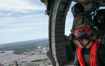 63rd Theater Aviation Brigade Performs Helocast Demonstration at Thunder Over Louisville, 2024
