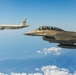 Edwards KC-135 and F-16D support test mission