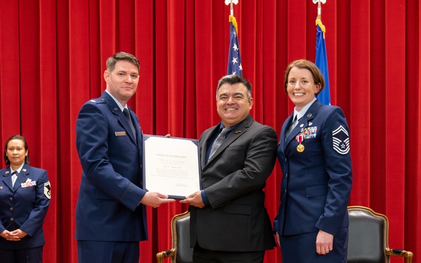 Senior Master Sergeant Michelle K. Aspeytia Honored at hwe Retirement Ceremony at March Air Reserve Base, CA