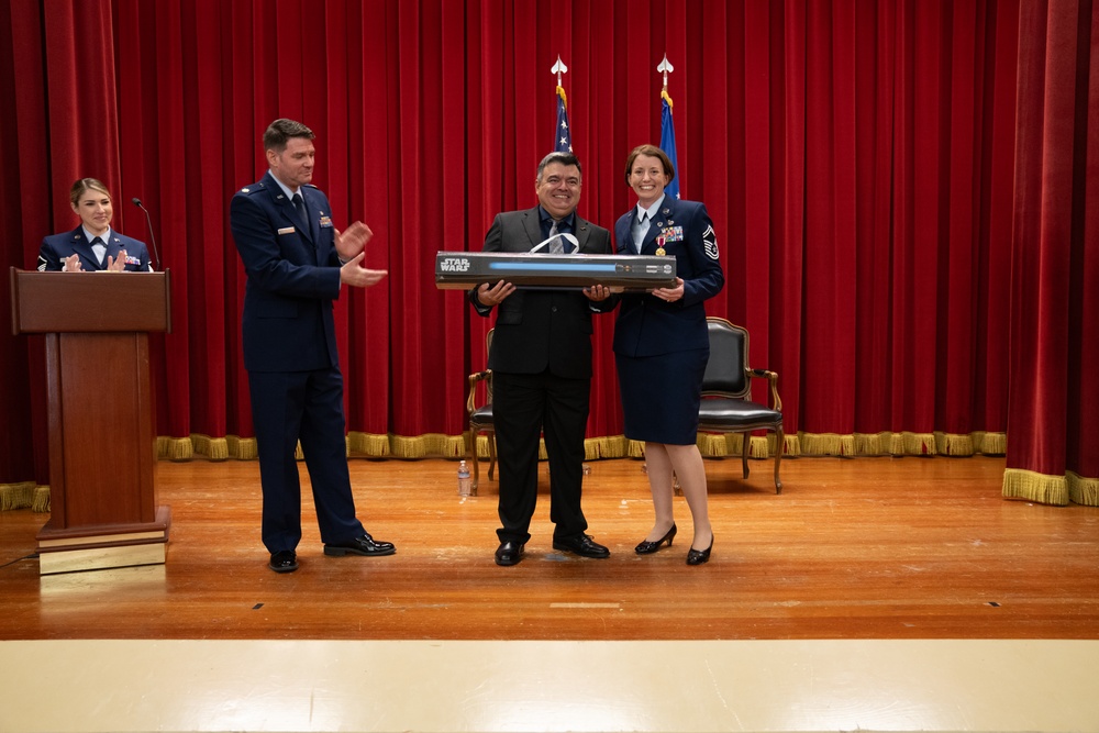 Senior Master Sergeant Michelle K. Aspeytia Honored at hwe Retirement Ceremony at March Air Reserve Base, CA