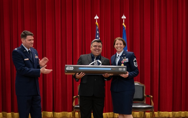 Senior Master Sergeant Michelle K. Aspeytia Honored at hwe Retirement Ceremony at March Air Reserve Base, CA