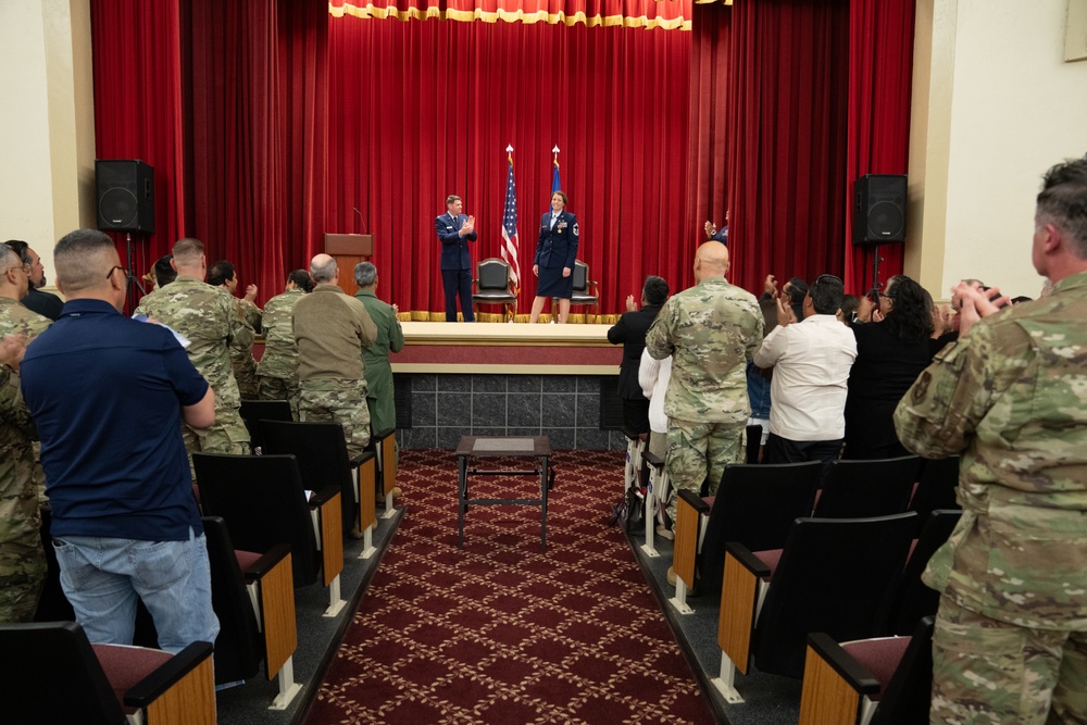 Senior Master Sergeant Michelle K. Aspeytia Honored at hwe Retirement Ceremony at March Air Reserve Base, CA