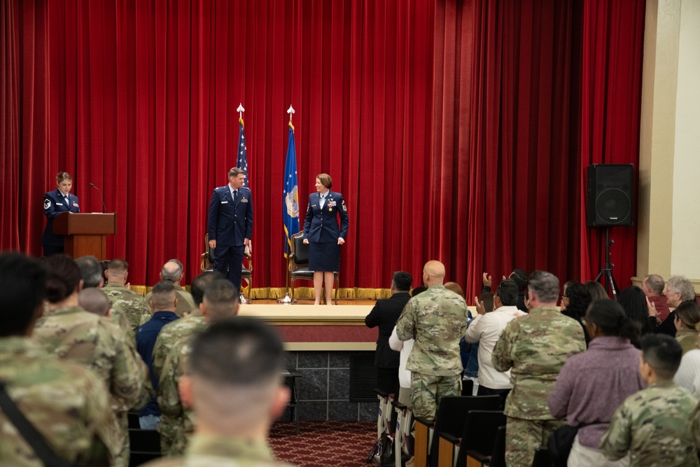 Senior Master Sergeant Michelle K. Aspeytia Honored at hwe Retirement Ceremony at March Air Reserve Base, CA