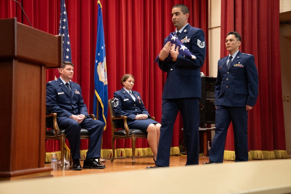 Senior Master Sergeant Michelle K. Aspeytia Honored at hwe Retirement Ceremony at March Air Reserve Base, CA