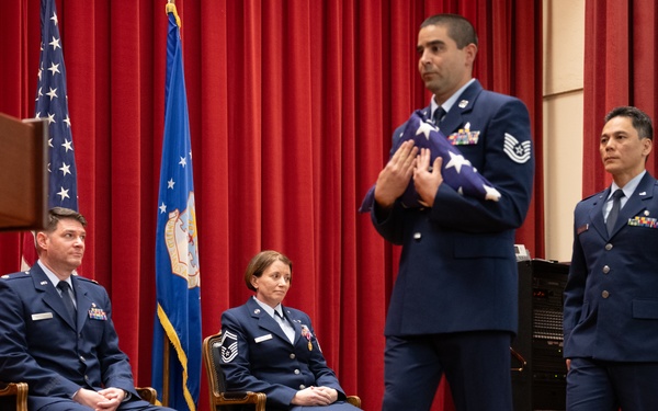 Senior Master Sergeant Michelle K. Aspeytia Honored at hwe Retirement Ceremony at March Air Reserve Base, CA
