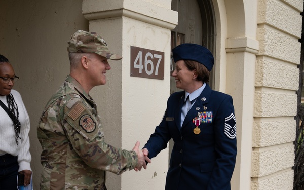 Senior Master Sergeant Michelle K. Aspeytia Honored at hwe Retirement Ceremony at March Air Reserve Base, CA