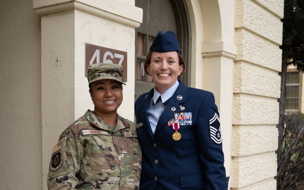 Senior Master Sergeant Michelle K. Aspeytia Honored at hwe Retirement Ceremony at March Air Reserve Base, CA