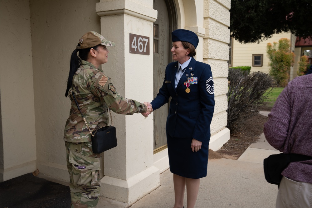 Senior Master Sergeant Michelle K. Aspeytia Honored at hwe Retirement Ceremony at March Air Reserve Base, CA