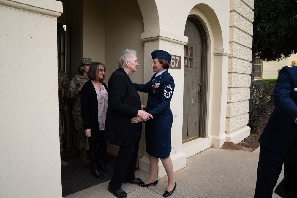 Senior Master Sergeant Michelle K. Aspeytia Honored at hwe Retirement Ceremony at March Air Reserve Base, CA