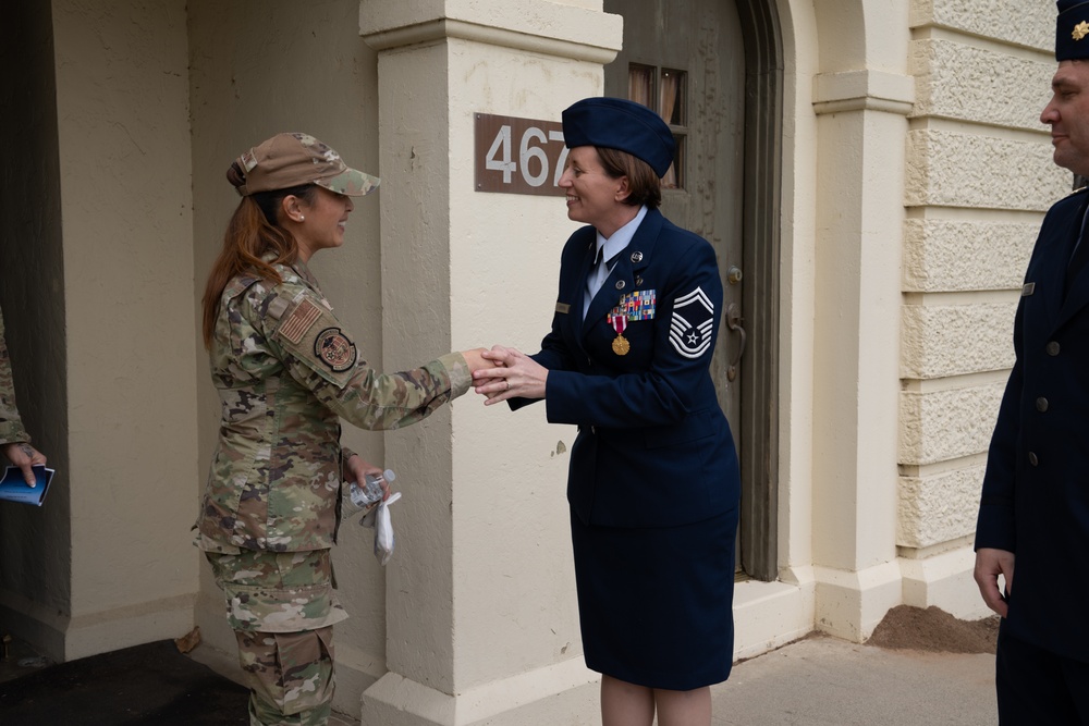 Senior Master Sergeant Michelle K. Aspeytia Honored at hwe Retirement Ceremony at March Air Reserve Base, CA