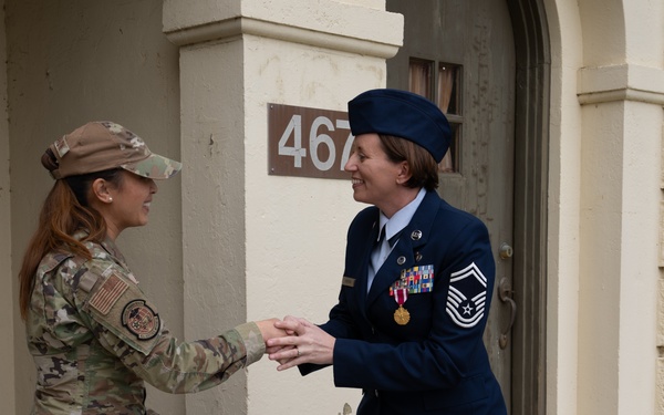 Senior Master Sergeant Michelle K. Aspeytia Honored at hwe Retirement Ceremony at March Air Reserve Base, CA