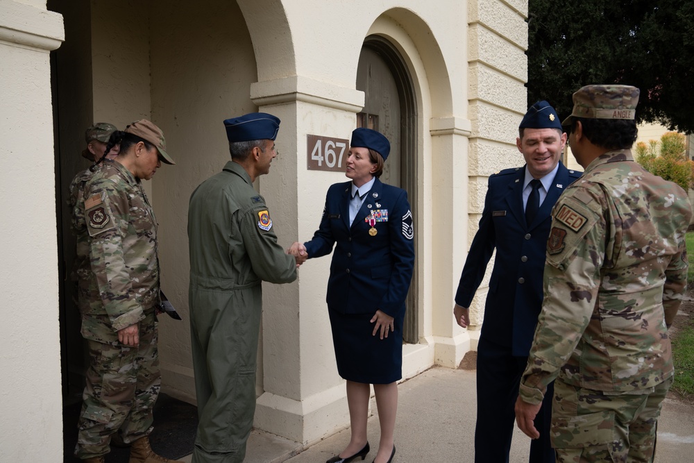 Senior Master Sergeant Michelle K. Aspeytia Honored at hwe Retirement Ceremony at March Air Reserve Base, CA