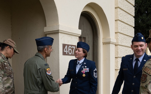 Senior Master Sergeant Michelle K. Aspeytia Honored at hwe Retirement Ceremony at March Air Reserve Base, CA