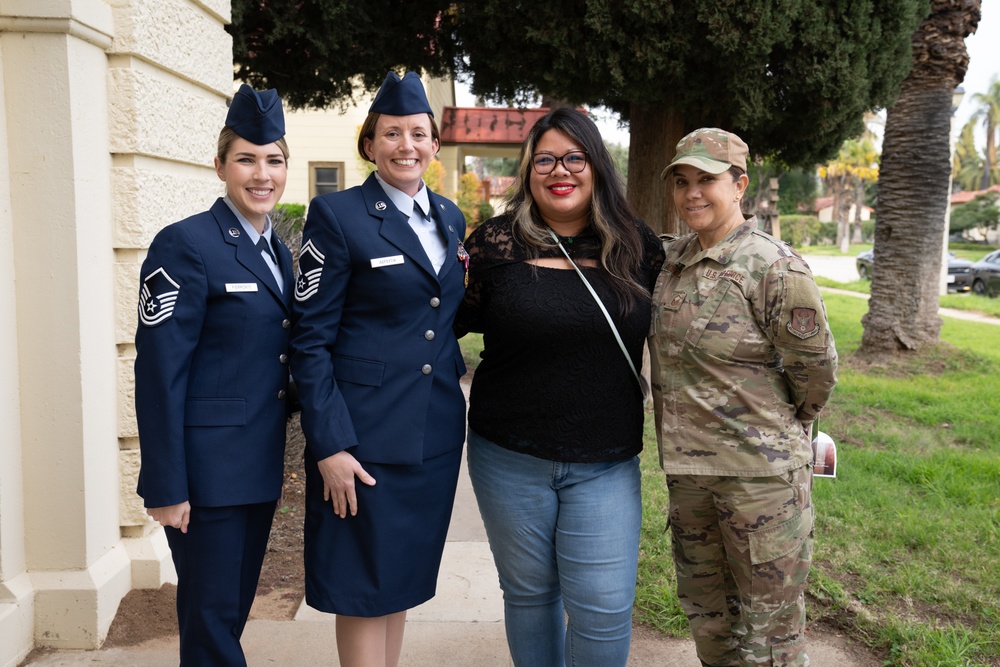 Senior Master Sergeant Michelle K. Aspeytia Honored at hwe Retirement Ceremony at March Air Reserve Base, CA