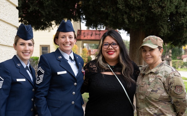 Senior Master Sergeant Michelle K. Aspeytia Honored at hwe Retirement Ceremony at March Air Reserve Base, CA