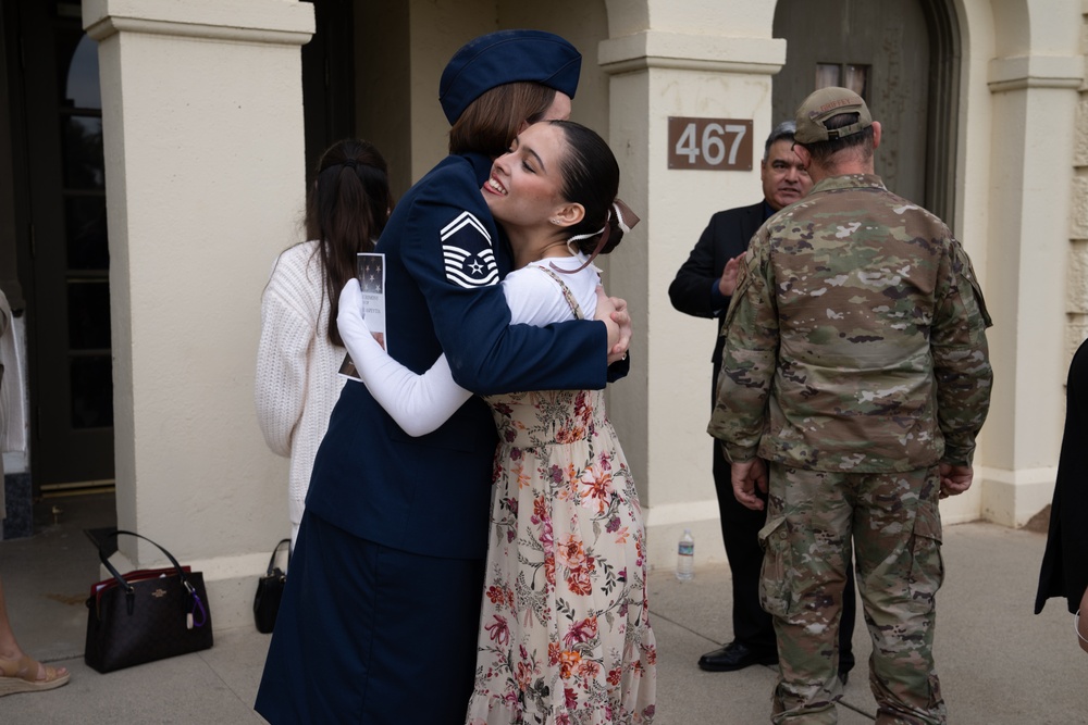 Senior Master Sergeant Michelle K. Aspeytia Honored at hwe Retirement Ceremony at March Air Reserve Base, CA