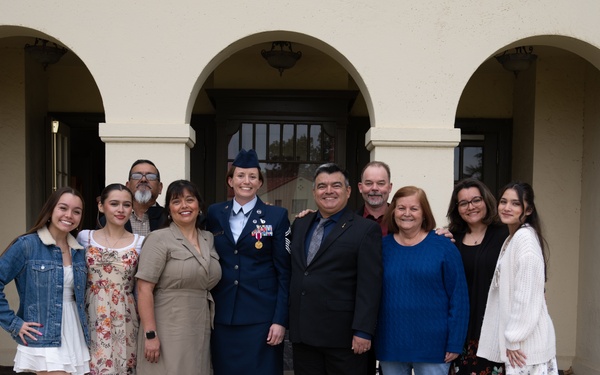 Senior Master Sergeant Michelle K. Aspeytia Honored at hwe Retirement Ceremony at March Air Reserve Base, CA