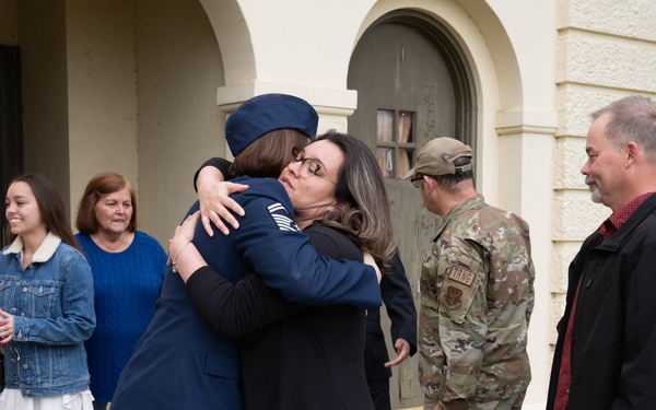Senior Master Sergeant Michelle K. Aspeytia Honored at hwe Retirement Ceremony at March Air Reserve Base, CA