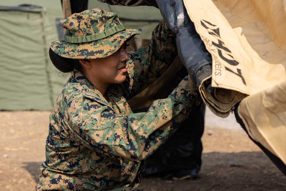 Balikatan 24: U.S. Marines Establish Camp Aquino