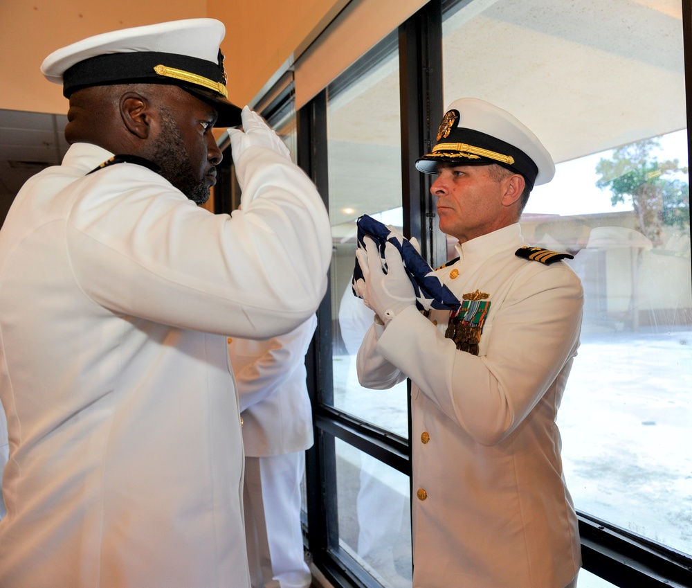 Cmdr. Woodcock, Executive Officer of USS Frank Cable, Retires Following 36 Years of Service