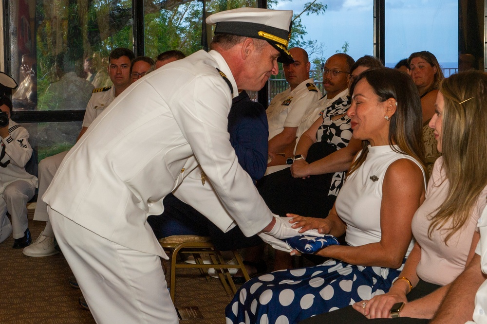 Cmdr. Woodcock, Executive Officer of USS Frank Cable, Retires Following 36 Years of Service