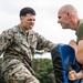 Marines endure OC spray training during MAI course